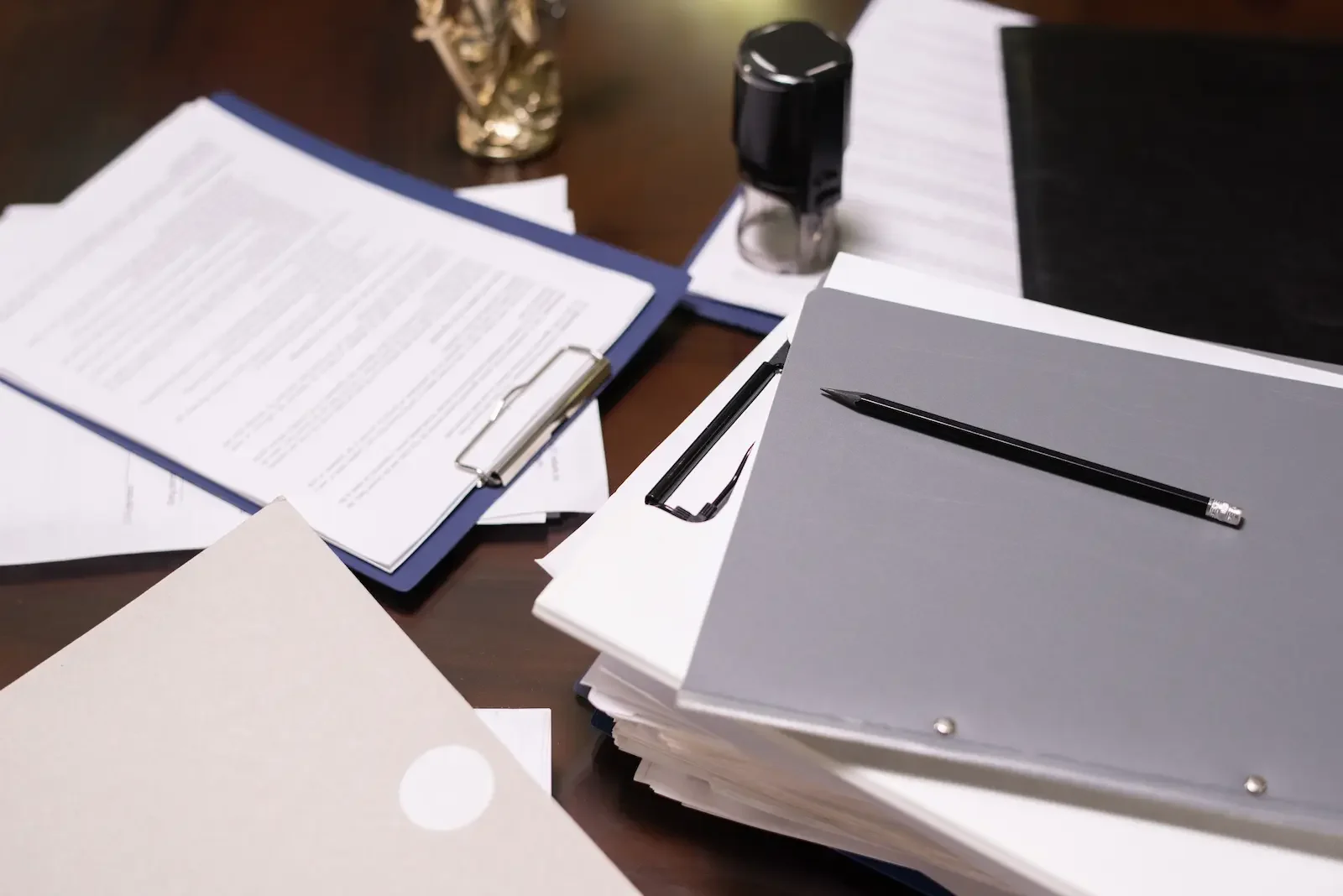 Legal papers for blog